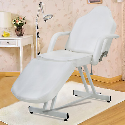 #ad Adjustable Massage Table Massage Bed Salon Chair Tattoo Chair Facial Bed White