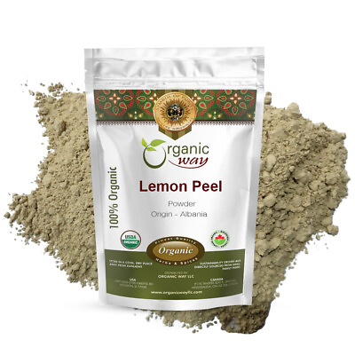 #ad Organic Way Lemon Peel Powder Organic Kosher amp; USDA Certified