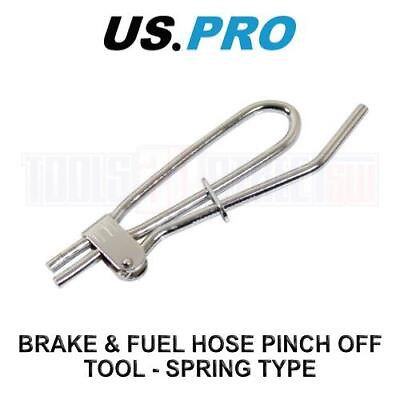 #ad US PRO Tools Brake amp; Fuel Hose Line Pinch Off Clamp Tool Spring Type 5898
