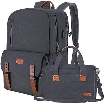 #ad 17.3 inch Camera Backpack DSLR SLR Mirrorless Case Photography Bag Nikon Sony