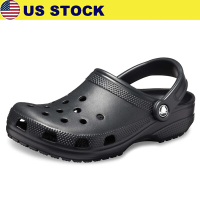 #ad Crocs Unisex Adult Classic Slip On Sandals Ultra Light Water Friendly Clogs