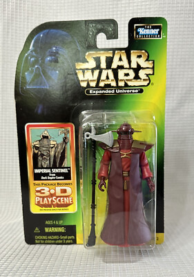 #ad New 1998 Hasbro Star Wars Expanded Universe 3.75 Imperial Sentinel Action Figure