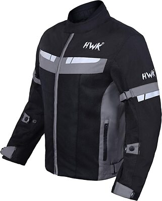 #ad HWK Mesh Motorcycle Jacket Riding Air Motorbike Biker CE Armored Breathable