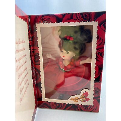 #ad Marie Osmond Happy Valentine#x27;s Day Greeting Card Doll Porcelain NIB Gift Vtg