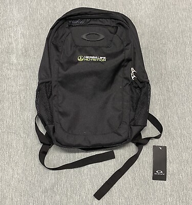#ad Oakley Backpack Mens Black Laptop Bag 20 Liter Crestible Enduro NEW Handbag