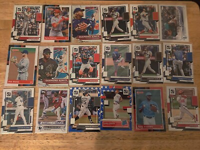#ad BASEBALL CARD LOT OF 18 CARDS ROOKIES AND STARS 1 FREE SPECIAL INSERT CARD🔥⚾