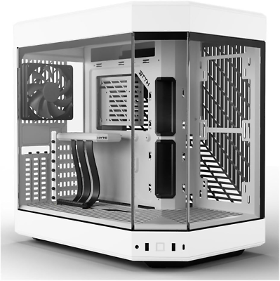 #ad Y60 Modern Aesthetic Dual Chamber Panoramic Tempered Glass Mid Tower ATX Compute