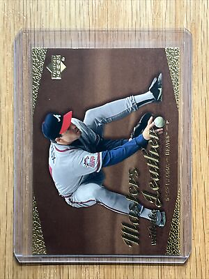 #ad 2003 Upper Deck Greg Maddux MASTERS WITH THE LEATHER Atlanta Braves #L3