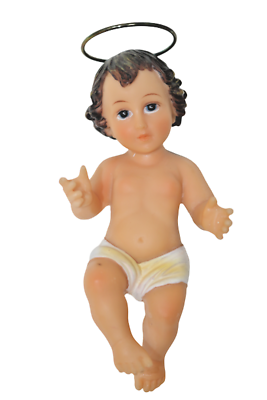 #ad Baby Jesus Niño Jesus 5 inch Resin Figurine 2807 6 New