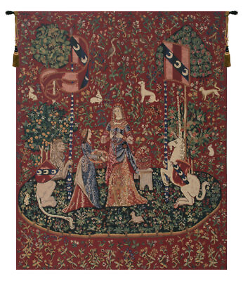 #ad Smell Lady and the Unicorn Belgian Wall Tapestry