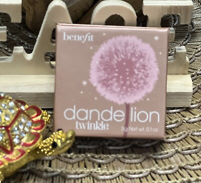 #ad Benefit Dandelion Twinkle Soft Nude Pink Highlighter 0.1 Oz NIB