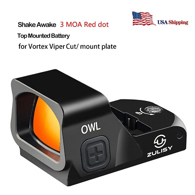 #ad Shake Awake Mini Red Dot Reflex Sight OWL for Viper Cut G3C TORO TP9 SFX FNX 45