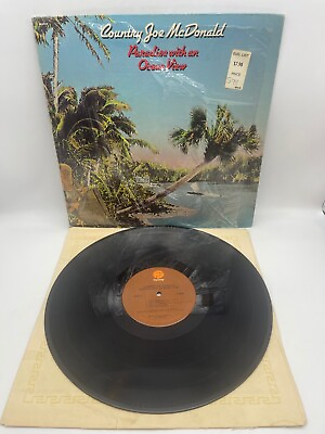 #ad Country Joe McDonald Paradise With An Ocean View LP 1975 Fantasy 9495 In Shrink
