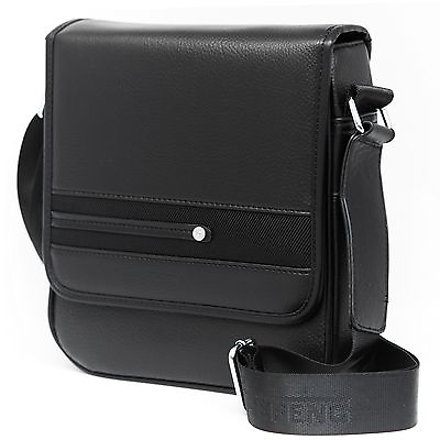 Mens Luxury Vintage Bag Handbag Leather Cross body Shoulder Messenger Bag Black $29.99
