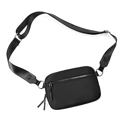 #ad Small Crossbody Bags for Women Nylon with Adjustable Strap Mini Black