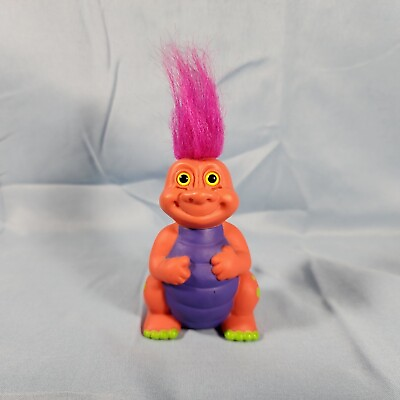 #ad Russ Troll Dolls Red Purple Green Dragon Monster Pink Hair
