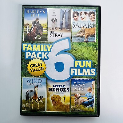 #ad Family Pack: 6 Fun Films DVD 2013 2 Disc Set