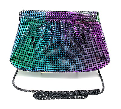Women#x27;s Evening Clutches Metal Mesh Party Purse USA Stock $15.99