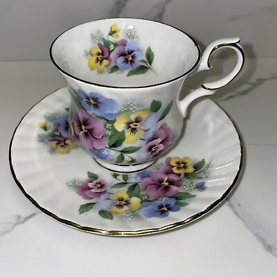 #ad Vintage Elizabethan Fine Bone China Made in England Tea Cup amp; Saucer