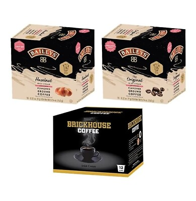 #ad Irish Cream Single Serve Coffee Bundle with Brickhouse and Bailey#x27;s 48 cups