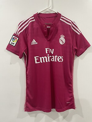 #ad Real Madrid LFP ADIDAS Jersey pink ADIZERO SIZE S
