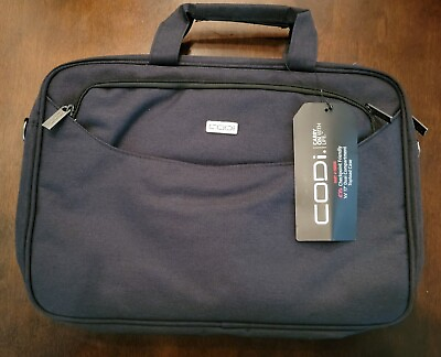 #ad Codi Ct3 Topload 17quot; Dual Compartment Laptop Case Black New