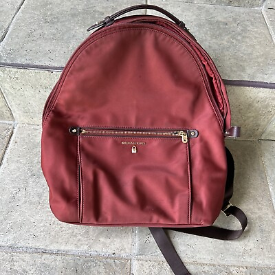 #ad Michael Kors Red Backpack
