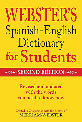#ad Merriam Webster Webster’S Spanish English Dictionary for Students Second Edit..