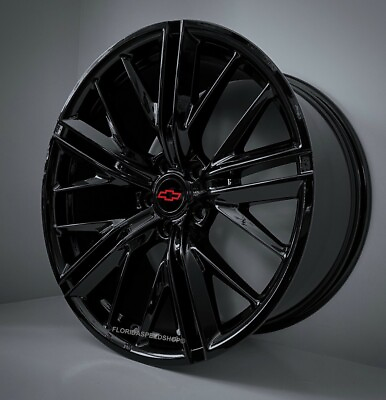 #ad NEW ZL1 CAMARO Style Wheels Gloss Black 2010 2023 SS RS LS 20x9 20x10quot; SET