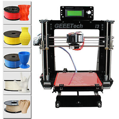 #ad Geeetech New Acrylic Reprap 3d Printer Prusa i3 Pro B Single Head MK8 GT2560