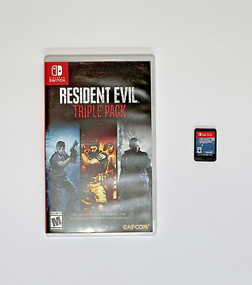 #ad Resident Evil Triple Pack Nintendo Switch 2019 RE4 Cart Only