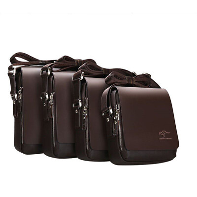 Men Leather Shoulder Bag Crossbody Business Handbag Brand Messenger Vintage Bags $37.99