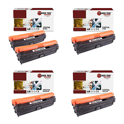 #ad 5Pk LTS 650A BCMY Compatible for HP LaserJet CP5525 CP5525dn Toner Cartridge