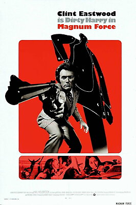 #ad 72878 MAGNUM FORCE Movie Clint Eastwood Dirty harry Wall Decor Print Poster