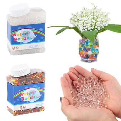 #ad 22000Pcs Crystal Water Beads Jelly Balls 9 11mm Magic Water Soil Beads For Vase