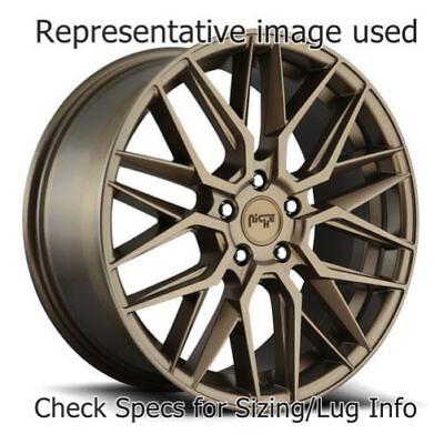 #ad Niche Wheel M19119956535 Rim Gamma M191 Matte Bronze 19x9.5 Size Each NEW