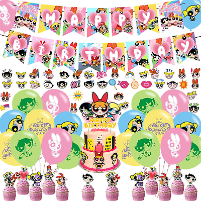#ad Powerpuff Girls Party DecorationsBirthday Party Supplies For Powerpuff Girls