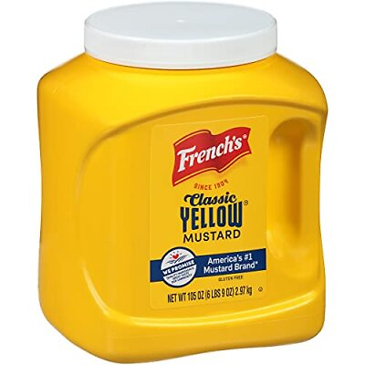#ad French#x27;s Classic Yellow Mustard 105 oz 105 Ounce Bulk Container of Tangy