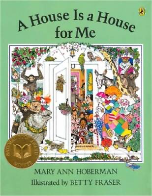 #ad A House Is a House for Me Paperback By Hoberman Mary Ann GOOD