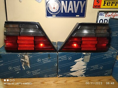 #ad Mercedes E200 W124 amp; C124 Coupe cabriolet Rear Lights Taillights Set OEM New