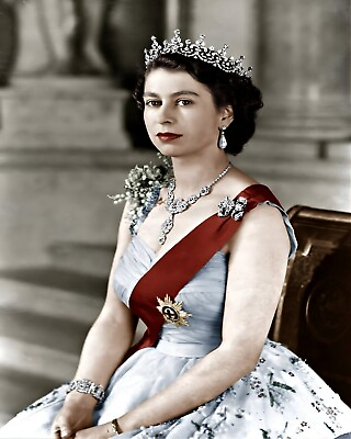 #ad Queen Elizabeth 8 x 10 Picture Art Print Photograph British Royalty Photo a738