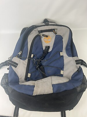 #ad Timberland Outdoor Performance Sport Nylon Backpack Bag Padded Back Book Bag
