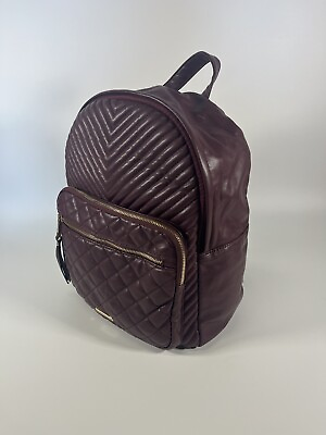 #ad Aldo Burgundy Soft Leather Backpack