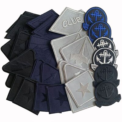 #ad Mixed Style Patches Clothing Iron On Applique Fabric Badge Craft Accessory 5Pcs