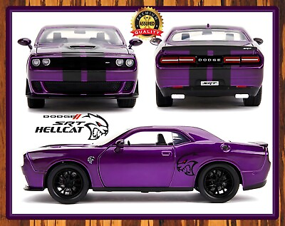 #ad 2015 Dodge Challenger Hellcat SRT American Muscle Metal Sign 11 x 14
