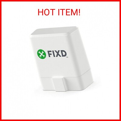 #ad FIXD Bluetooth OBD2 Scanner Car Code Reader amp; Scan Tool iOS amp; Android 1 pack