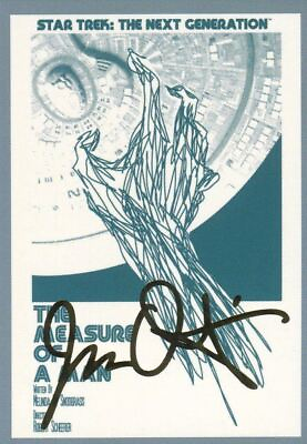 #ad Star Trek TNG Portfolio Prints Juan Ortiz Gold Parallel Card #35 102 125