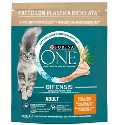 #ad Croquettes Cat Purina One Cat Treats for Cats Adults Fit Chicken 800g