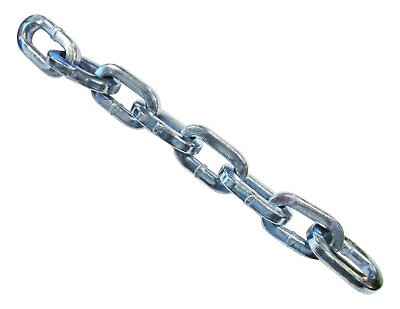 #ad Case Hardened Security Chain 3 8quot; 61 Rockwell for Gate Bicycle Fence Anti Theft