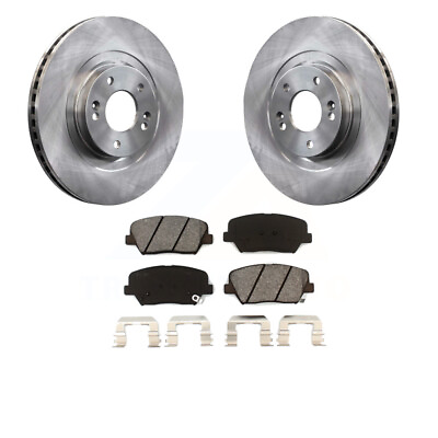 #ad Front Disc Rotors amp; Semi Metallic Brake Pad Kit For 2014 2015 Kia Sorento